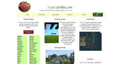 Desktop Screenshot of ilovegardens.com